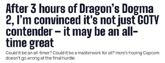 无实际体验 《龙之信条2》Demo仅支持捏脸 卡普空不自信了(图9)